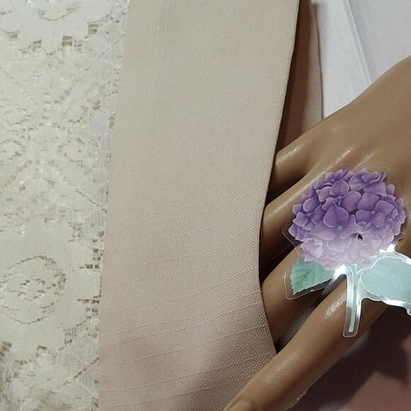 Beau Tiki, Like New, Men's, Tan, Linen, Hawaiian Shirt, Size XL - Picture 5 of 8